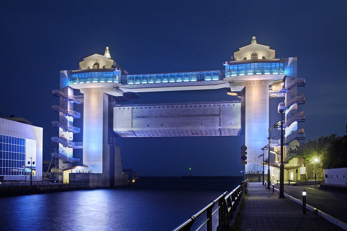 Numazu Port Large Flood Gate and Observation Deck “View-O”